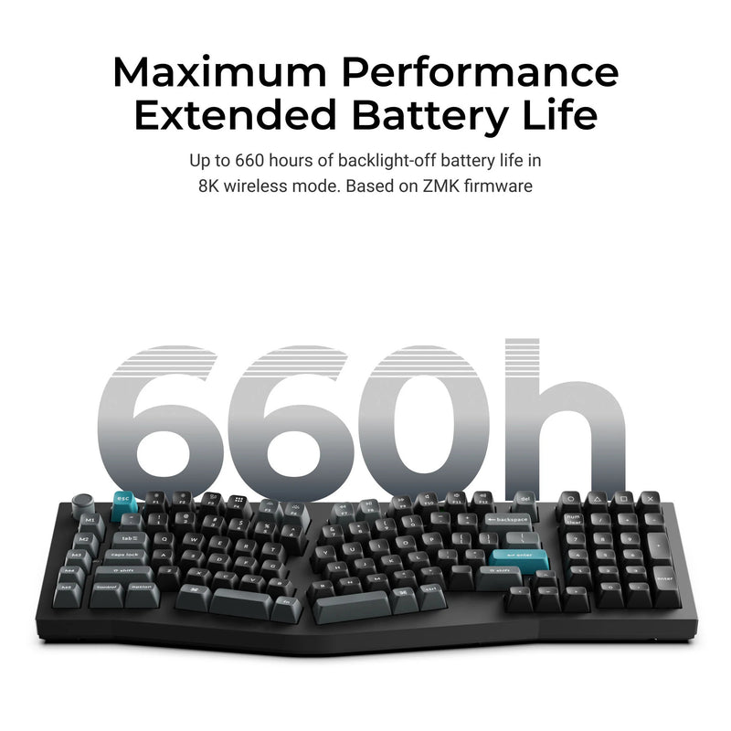 Load image into Gallery viewer, Keychron q13 ultra-p1 8k wireless custom mechanical keyboard (wit, us lay-out (qwerty), silk pom red, 96%, rgb, hot swap, 8k, 2.4 ghz | bluetooth 5.2 | usb-c)
