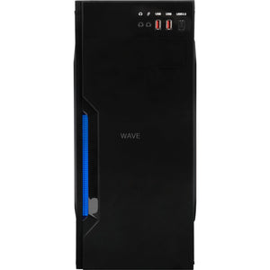 Inter-tech b-42 midi tower behuizing (zwart | 2x usb-a)