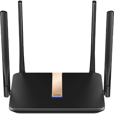 Cudy ac1200 wi-fi mesh 4g lte cat4 mesh router (zwart, mesh, app, nano sim-slot)