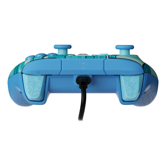 Turtle beach rematch geavanceerde bedrade controller (blue kitsune, xbox serie x|s, xbox one, pc)