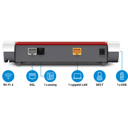 Fritz! box 7510 edition international router (rood)