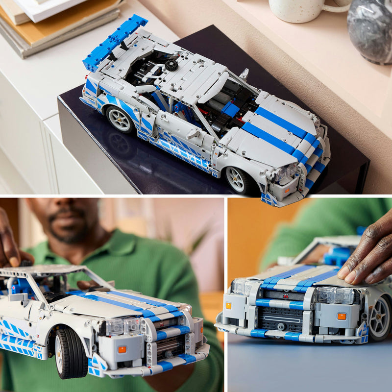 Load image into Gallery viewer, Lego technic 42210 2 fast 2 furious nissan skyline gt-r (r34) auto
