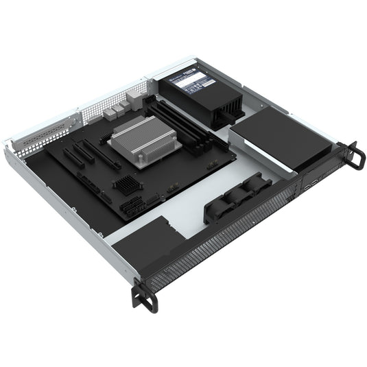 Silverstone rm100 1u rackmount, rack, serverbehuizing