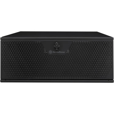 Silverstone rm44 rack behuizing (zwart | 4u | usb type-c | 2x 80mm casefan inbegrepen)