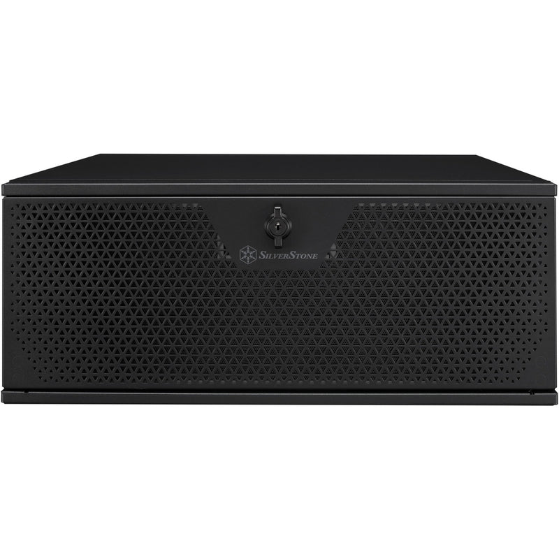Load image into Gallery viewer, Silverstone rm44 rack behuizing (zwart | 4u | usb type-c | 2x 80mm casefan inbegrepen)
