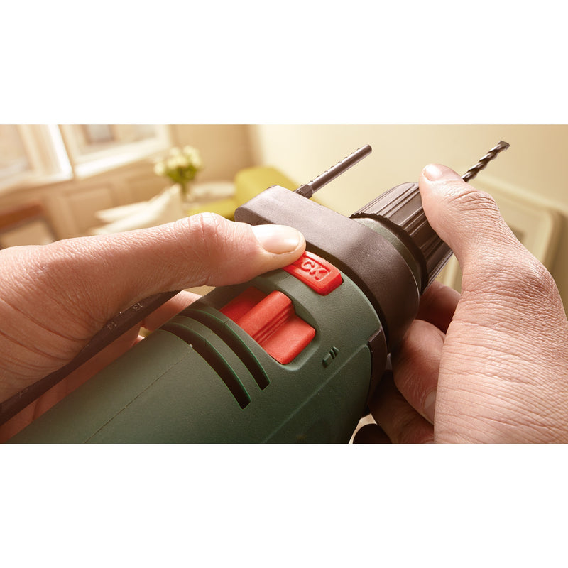 Load image into Gallery viewer, Bosch easyimpact 600 klopboormachine (groen zwart, koffer inbegrepen)

