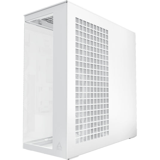 Arctic xtender midi tower behuizing (wit | 2x usb-a | 1x usb-c | rgb | tempered glass)