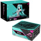 Asus rog thor platinum iii hatsune miku edition modulaire 1200 watt voeding (zwart, 1x 12v-2x6, 4x pcie)