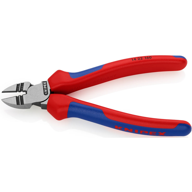 Load image into Gallery viewer, Knipex afstrip-zijsnijtang 14 22 160 kniptang (rood blauw, lengte 160mm, vde-getest)
