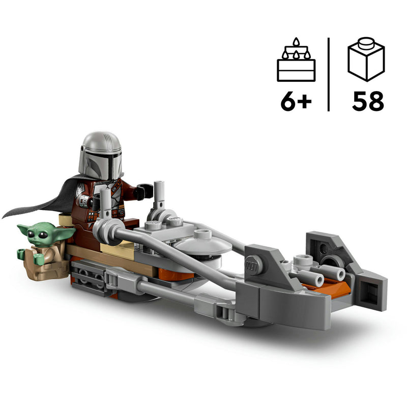 Load image into Gallery viewer, Lego star wars 75436 mandalorian en grogu's speederbike
