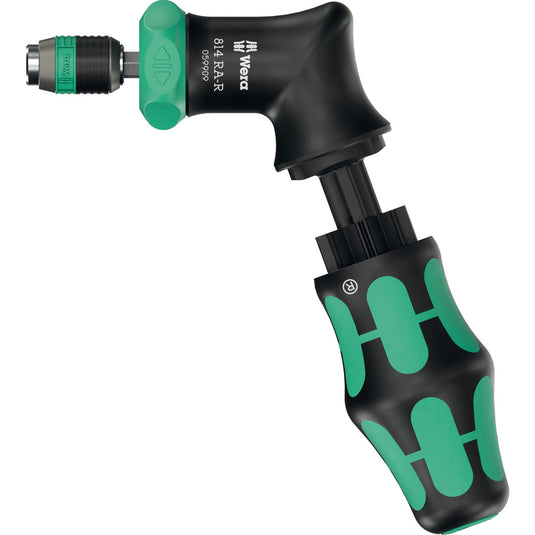 Wera kraftform kompakt pistol ra -r 1, 7‑delig bitset (zwart groen)