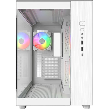 Montech king 65 pro midi tower behuizing (wit | 2x usb-a | 1x usb-c | window)
