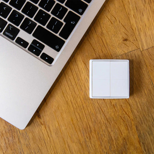 Load image into Gallery viewer, Shelly blu wall switch 4 (stand alone) schakelaar (wit, bluetooth 4.2)
