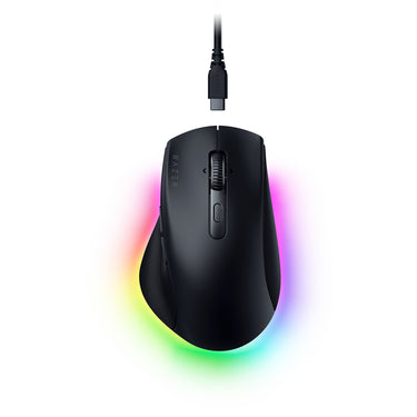 Razer pro click v2 gaming muis (zwart, tot 30.000 dpi, usb-c bluetooth 2.4 ghz)