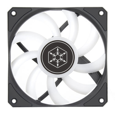 Silverstone air slimmer 120 argb case fan (zwart, 120 x 120 x 15 mm, pwm)
