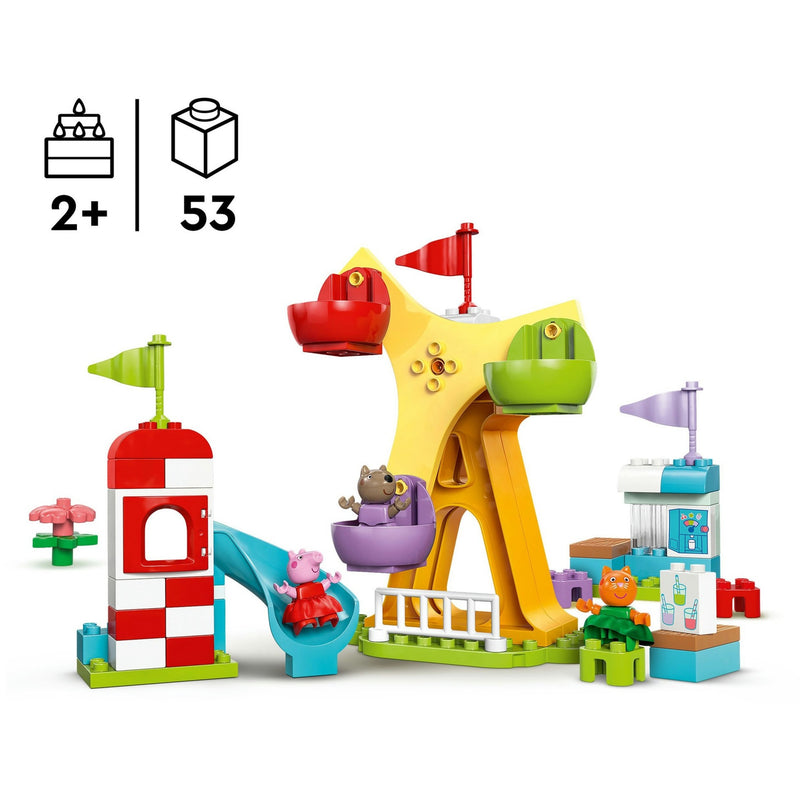 Afbeelding laden in galerijviewer, Lego ® duplo® peppa big kermis - speelgoed voor peuters - 10453
