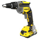 Stanley brushless 18v v20 gipsplaatschroevendraaier set schroeftol (zwart geel, accu en oplader inbegrepen)