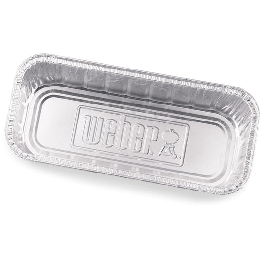 Weber aluminium lekbakjes druipschaal (zilver, 10 stuks)