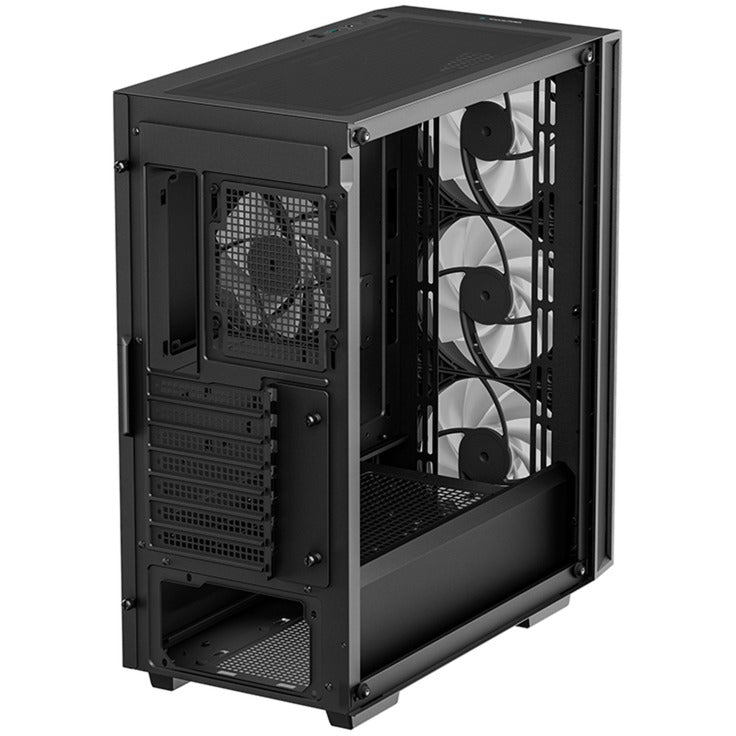 Load image into Gallery viewer, Deepcool matrexx 55 v4 c midi tower behuizing (zwart | 1x usb-a | 1x usb-c | rgb | window)
