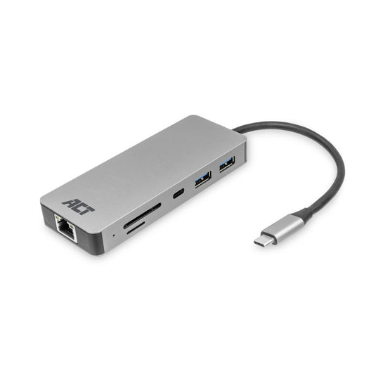 Act connectivity usb-c 4k docking station (aluminium, usb-c, hdmi, lan)