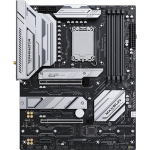Maxsun ms-terminator z890-a wifi socket 1851 moederbord (zwart, raid, 2.5 gb-lan, wlan, bt, sound, atx)