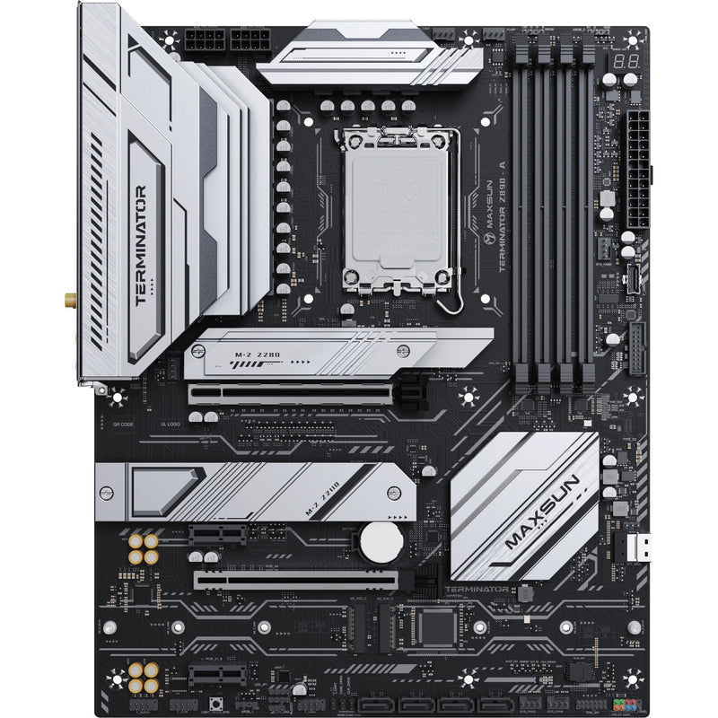 Afbeelding laden in galerijviewer, Maxsun ms-terminator z890-a wifi socket 1851 moederbord (zwart, raid, 2.5 gb-lan, wlan, bt, sound, atx)
