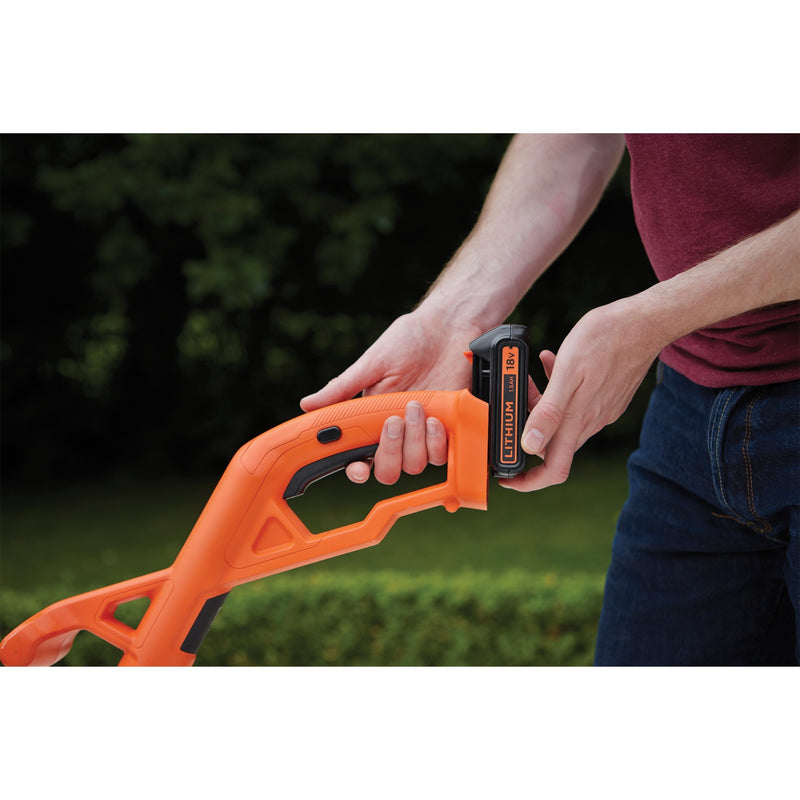 Load image into Gallery viewer, Black+decker accu grastrimmer st182320 (oranje, accu inbegrepen)
