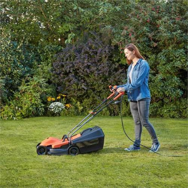 Load image into Gallery viewer, Black+decker grasmaaier bemw451bh (oranje zwart)
