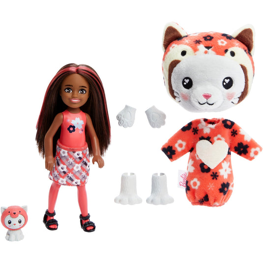 Barbie cutie reveal chelsea - costume cuties serie - kitty red panda pop