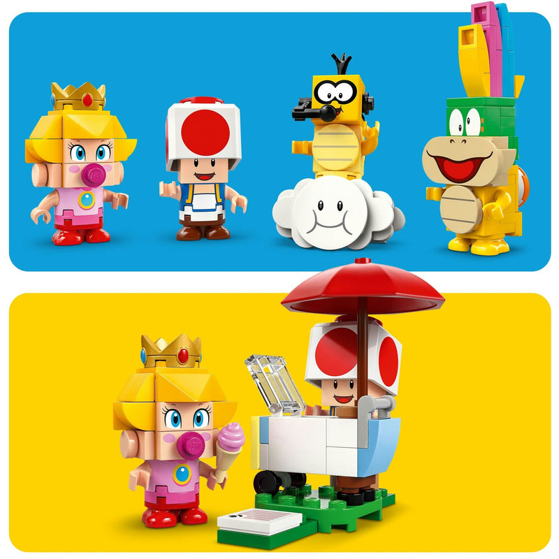 Load image into Gallery viewer, Lego super mario 72036 mario kart baby peach en grand prix set
