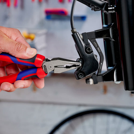 Knipex spitse kombitang combinatietang (rood blauw)