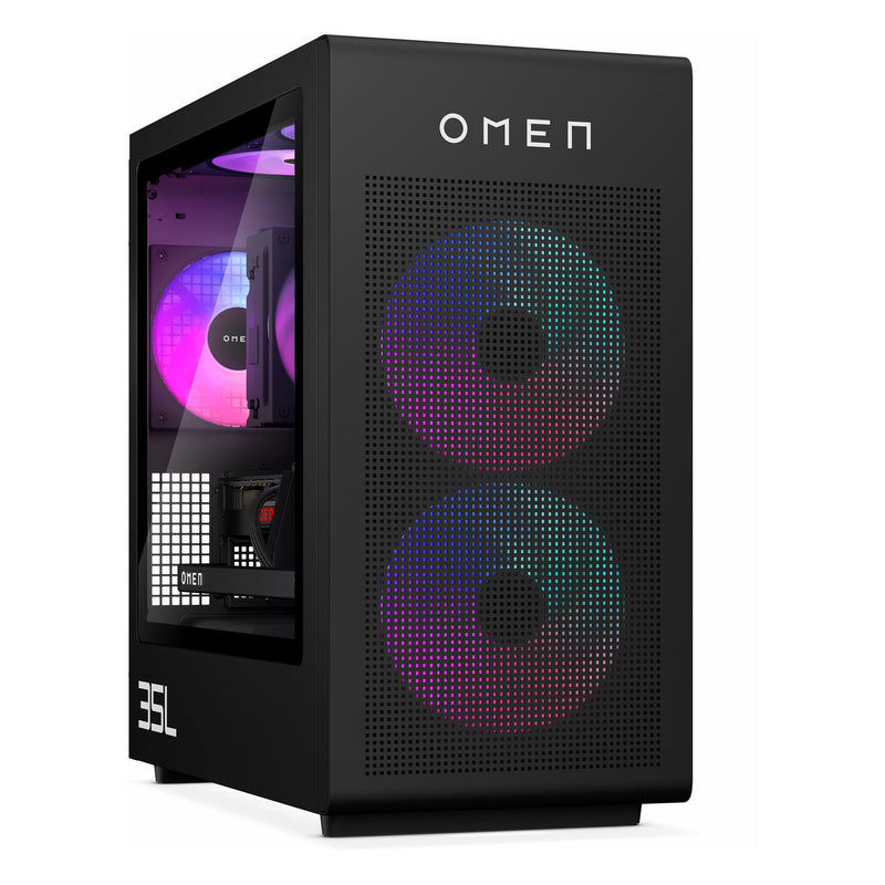 Load image into Gallery viewer, Omen 35l gaming desktop gt16-1071nd pc (d51t9ea) (zwart | ryzen 7 9800x3d | rtx 5070 | 32 gb | 2 tb ssd)
