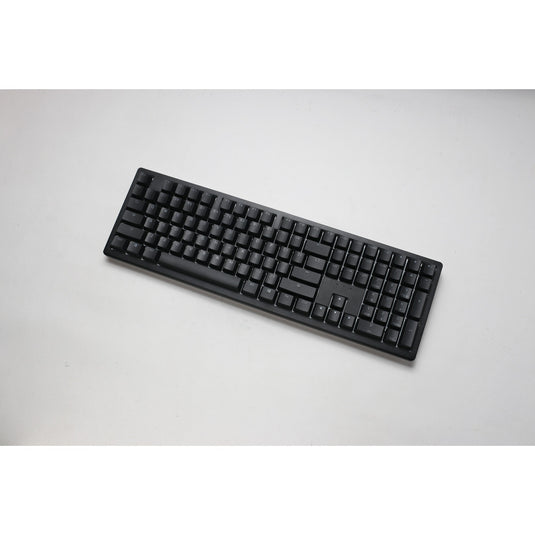 Ducky zero 6108 classic black rgb mechanisch gaming toetsenbord (zwart, us lay-out (qwerty), cherry mx2a brown, 100%, rgb leds, double-shot pbt, hot swap, 2.4ghz | bluetooth | usb-c)