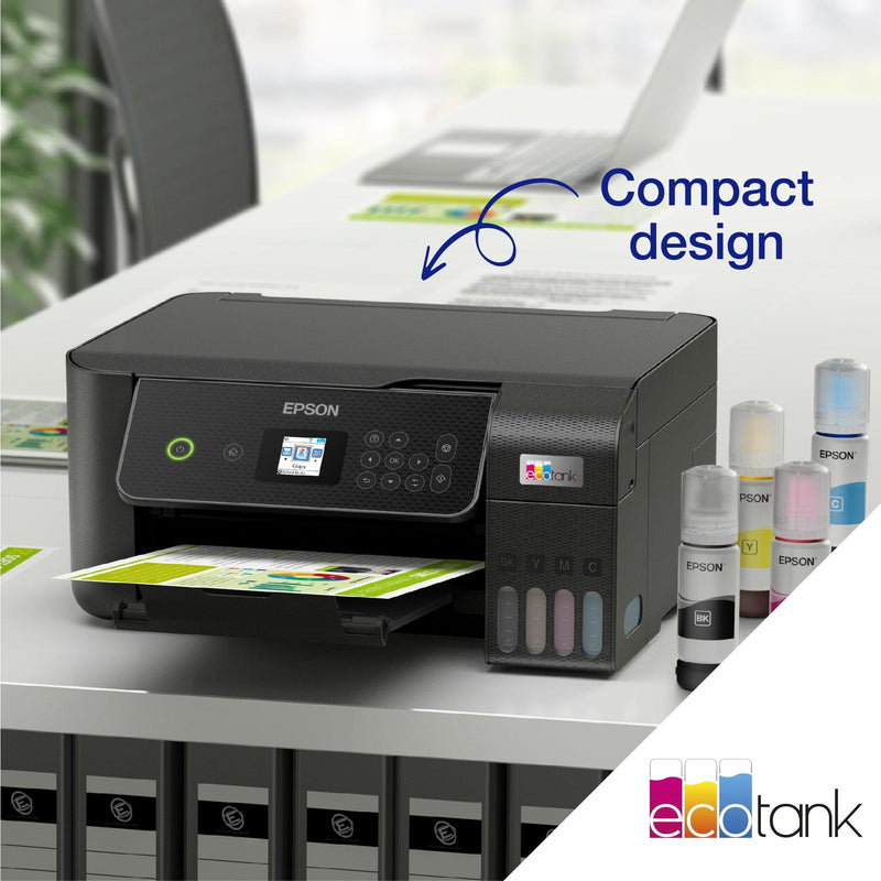 Load image into Gallery viewer, Epson ecotank et-2871 a4 multifunctionele wi-fi-printer met inkttank all-in-one inkjetprinter (zwart, scannen, kopiëren, wi-fi, inclusief tot 3 jaar inkt)
