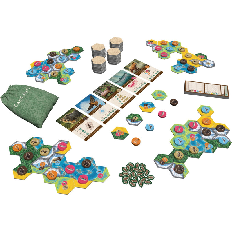 Load image into Gallery viewer, White goblin games cascadia bordspel (nederlands, 1 - 4 spelers, 45 minuten, vanaf 10 jaar)
