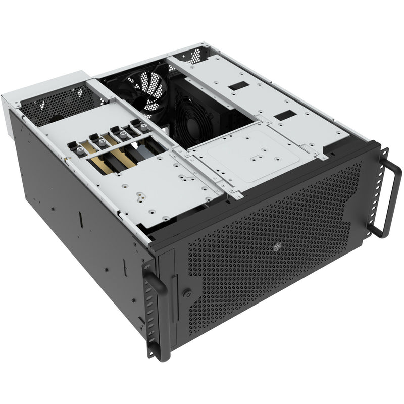 Load image into Gallery viewer, Silverstone rm53-502 rack behuizing (zwart)
