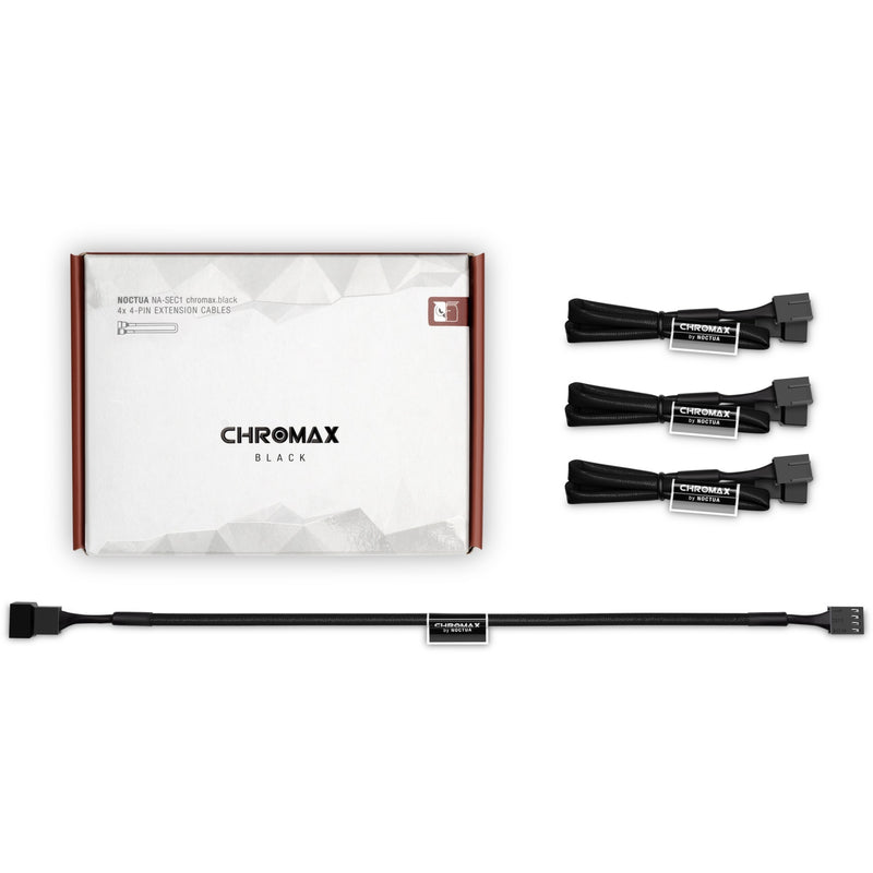 Load image into Gallery viewer, Noctua na-sec1 chromax.black verlengkabel (zwart)
