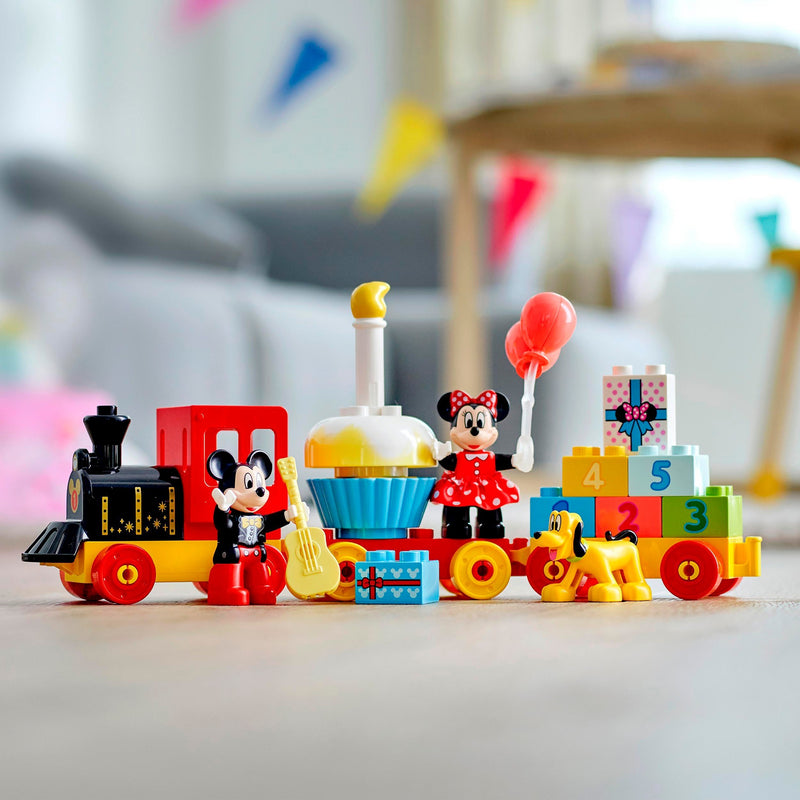 Afbeelding laden in galerijviewer, Lego duplo disney mickey minnie verjaardagstrein, bouwbaar speelgoed voor peuters 10941
