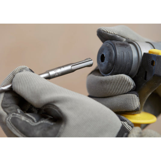 Stanley fatmax v20 18v borstelloze accu hamerboorcombokit boorhamer (geel zwart, sds+, 2 accu's en lader inbegrepen, met koffer)