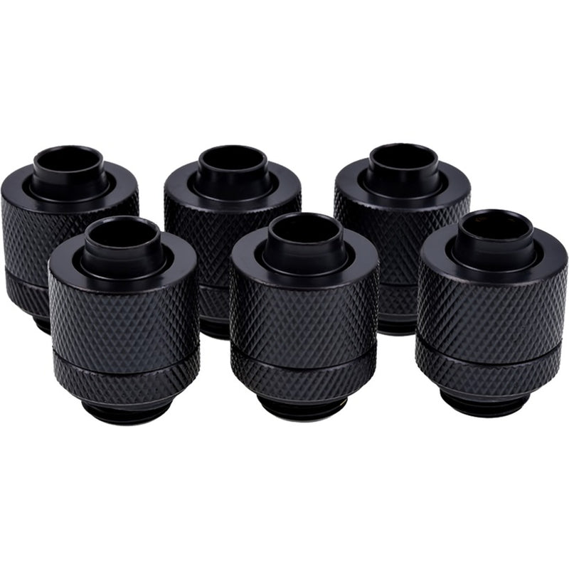 Load image into Gallery viewer, Alphacool eiszapfen 13 10mm compression fitting verbinding (zwart, 6 stuks)
