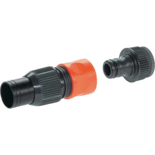 Gardena aansluitset pompen 19 mm (3 4 ) slang slangstuk (zwart oranje, 1752-20)