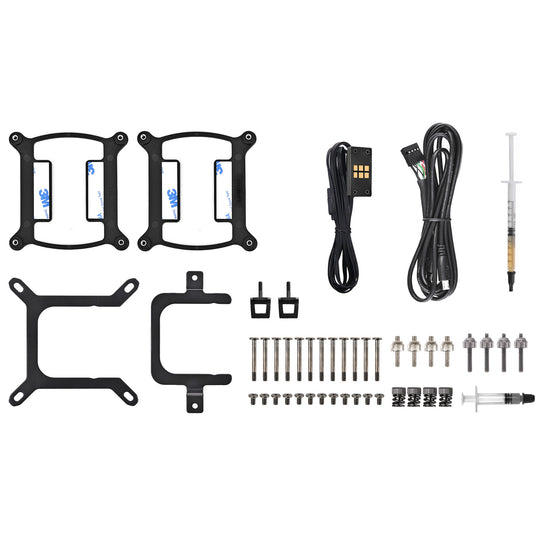 Thermaltake magcurve 360 ultra argb sync aio liquid cooler waterkoeling (zwart)