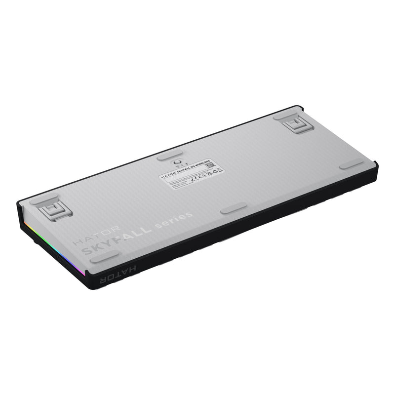 Load image into Gallery viewer, Hator skyfall wireless rgb mechanisch gaming toetsenbord (zwart, us lay-out (qwerty), hator aurum lemon, 80% (tkl), rgb, double shot abs, hot-swap, 2.4ghz | bluetooth | usb-c)

