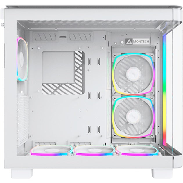 Load image into Gallery viewer, Montech king 95 pro midi tower behuizing (wit | 2x usb-a | 1x usb-c | rgb | tempered glass)
