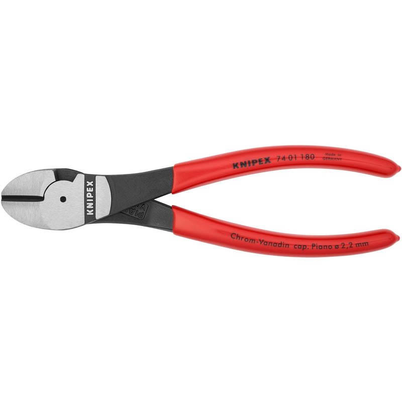 Load image into Gallery viewer, Knipex kracht-zijsnijtang 74 01 180 kniptang (rood)
