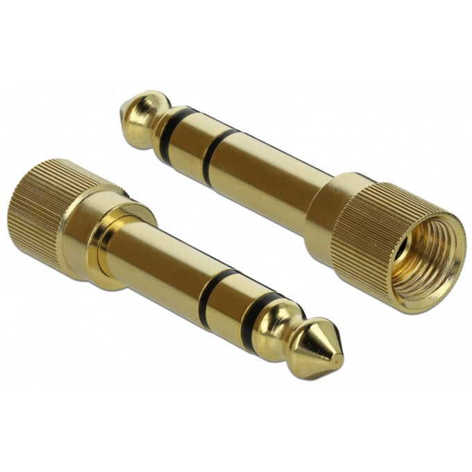 Load image into Gallery viewer, Delock stereo jack 3,5 mm 3-pin male > female verlengkabel (zwart, 0,5 meter)
