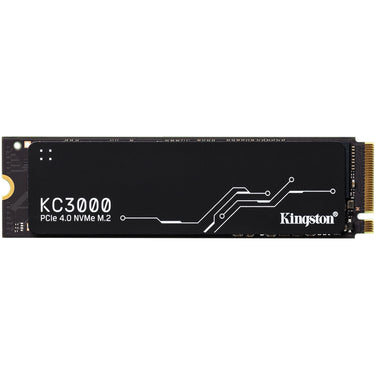 Kingston kc3000 1 tb ssd (zwart, skc3000s 1024g, pcie 4.0 nvme, m.2 2280)