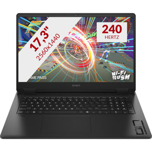 Omen 17-db1060nd (c2xu4ea#abh) 17.3 copilot+ gaming laptop (zwart | ryzen ai 7 350 | rtx 5060 | 16 gb | 1 tb ssd)