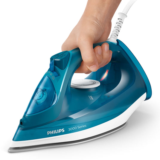 Philips 3000-serie dst3040 stoomstrijkijzer (blauw, 2600w - 40g min - 200 sos - a)
