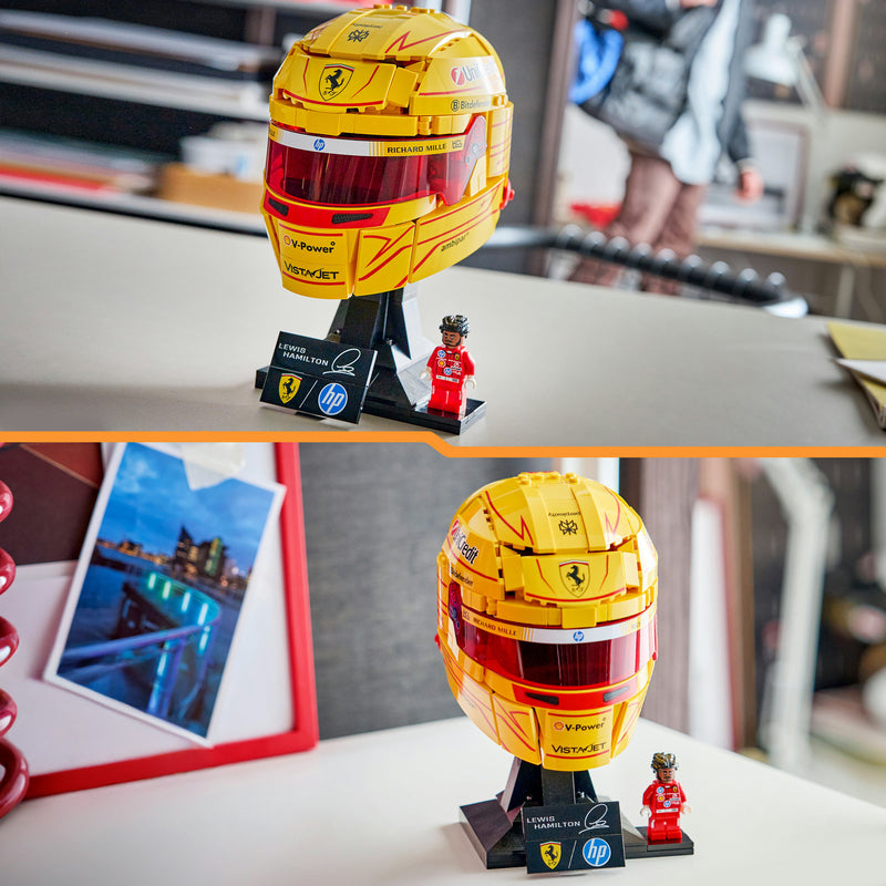 Afbeelding laden in galerijviewer, Lego editions scuderia ferrari hp helm van lewis hamilton - 43022
